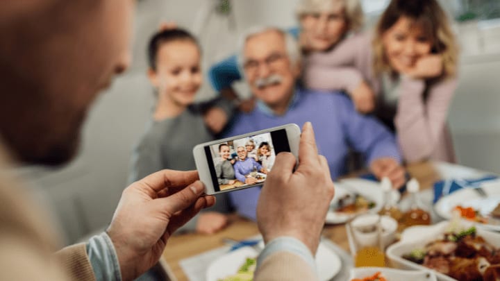 Celebrating The Power Of Compassionate Communities For Dementia Care In Rowlett 1 An Old Man Taking Pictures With His Grandchildren