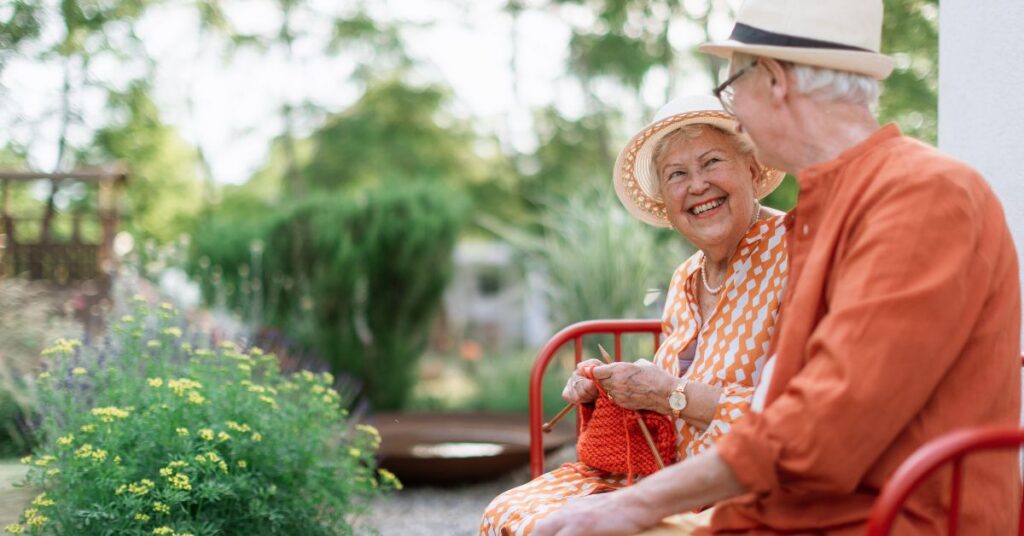 seniors happy in memory care
